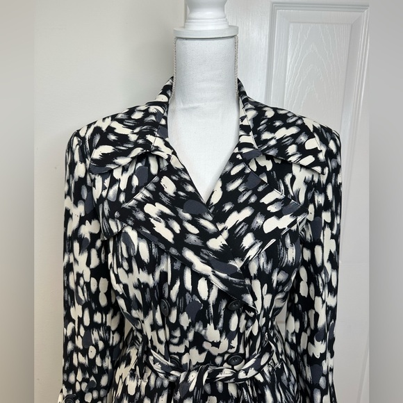 Macyβs NWT NY COLLECTION ANIMAL PRINT LINED BLAZER JACKET π - Picture 3 of 12